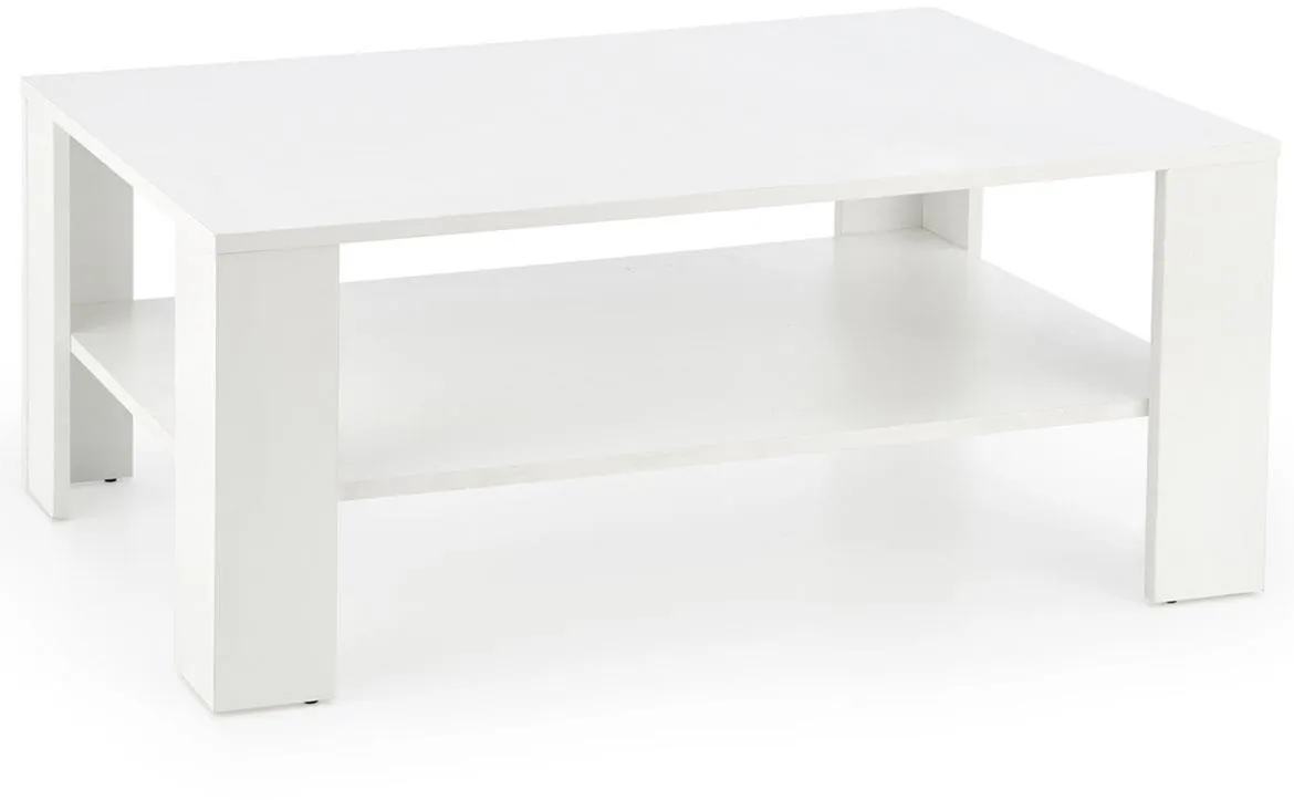 Kwadro klub sto 1 polica 110x65x52 cm beli