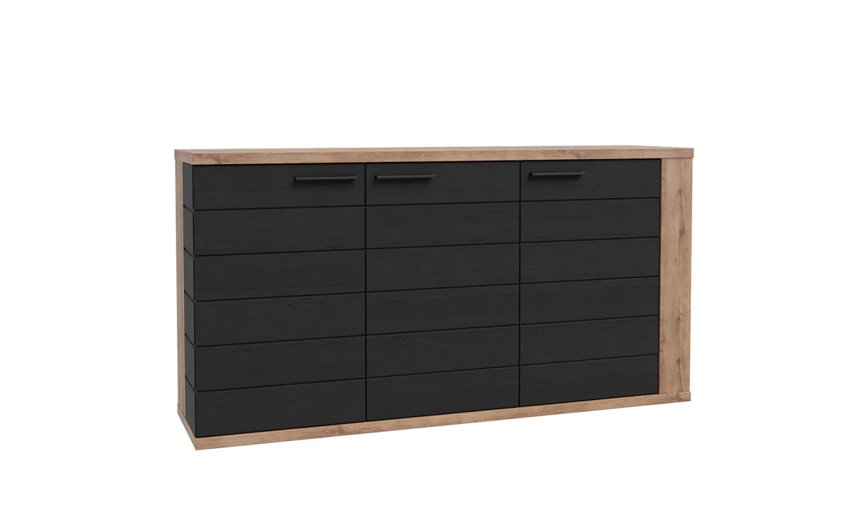 Lacjum komoda 3 vrata 162x42x85 cm