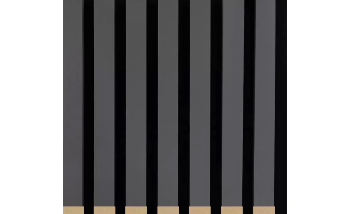 Lamelna ploča MDF/filc siva 2.1x30x265cm