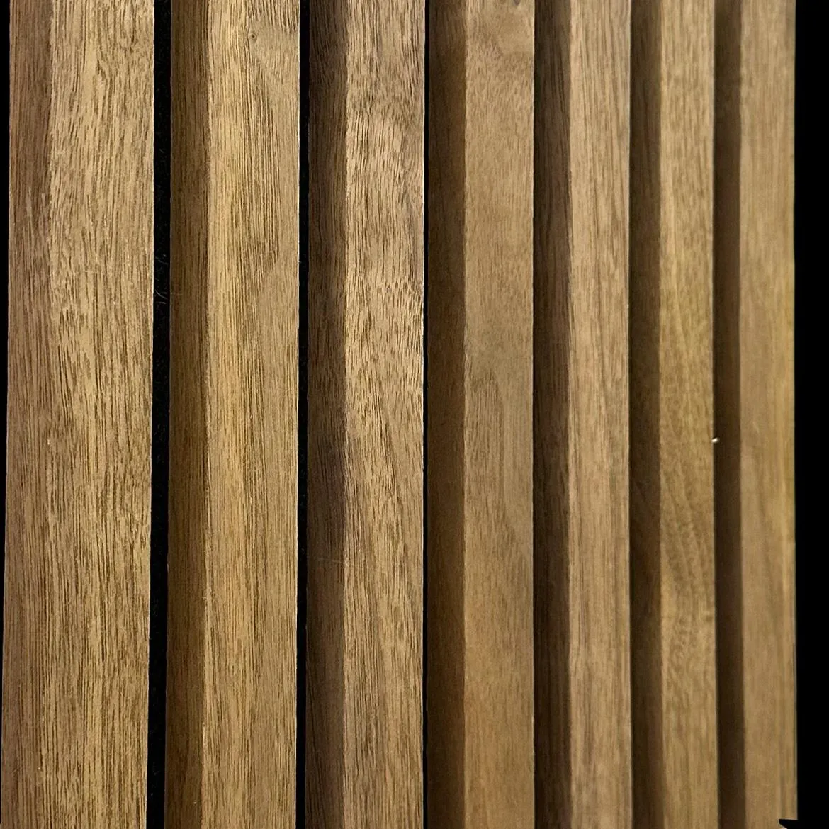 Lamelna ploca MDF/filc, tamni hrast, 2x30x265 cm