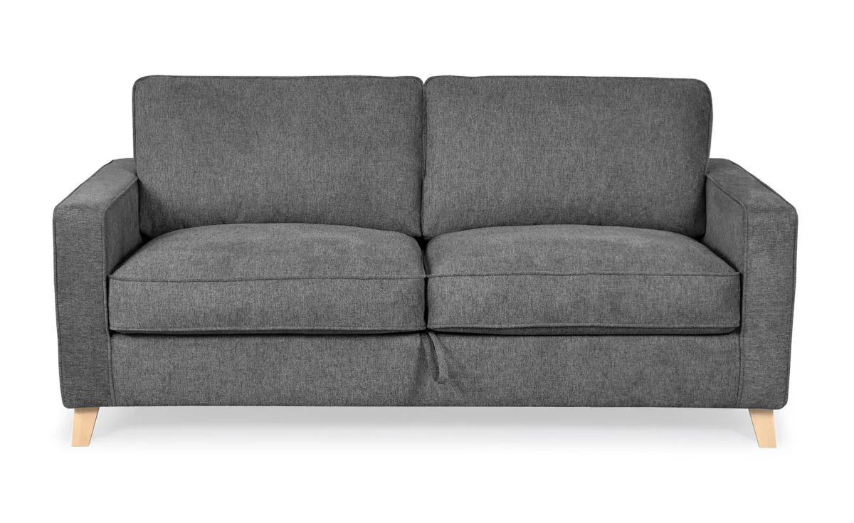 Lando trosed sa ležajem tamno sivi 187x98x91 cm