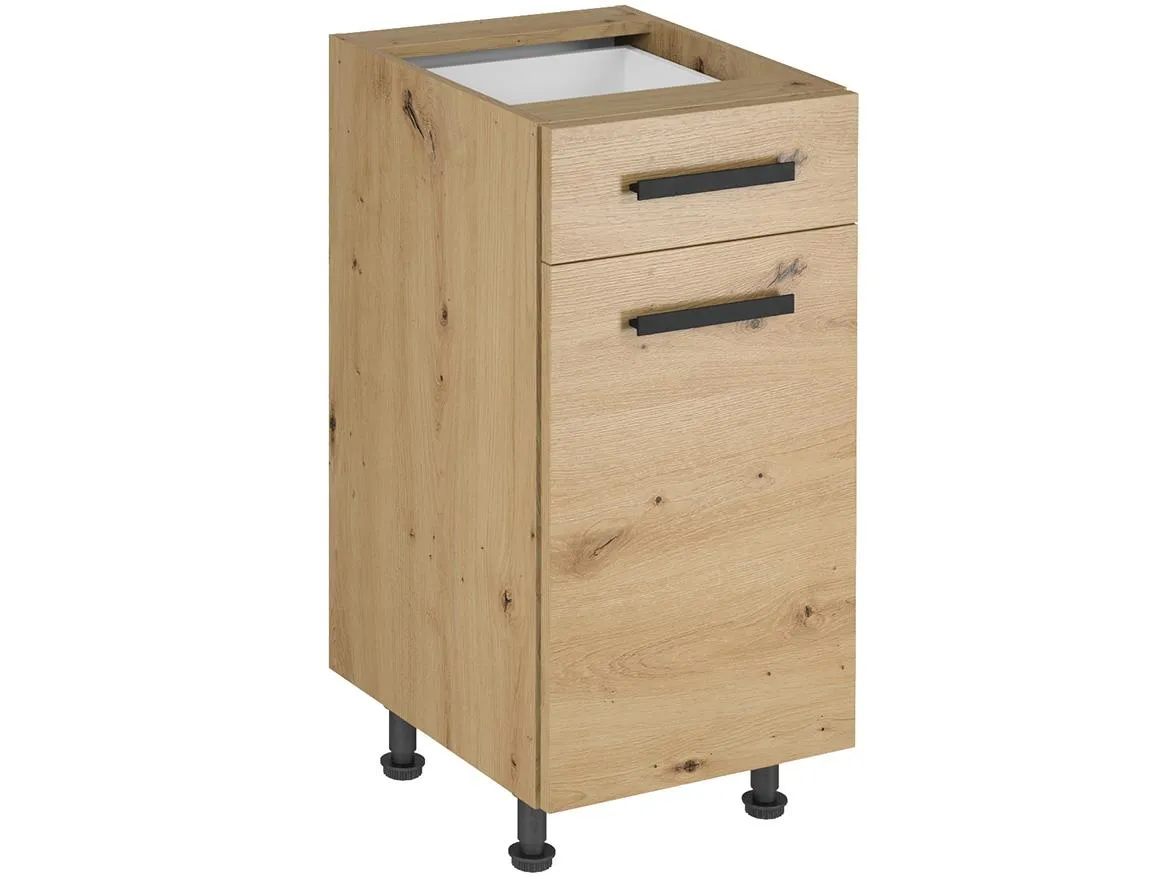 Langen d40s1 kuhinjski element 1 vrata+1 fioka 40x47x82 cm natur (artisan hrast)