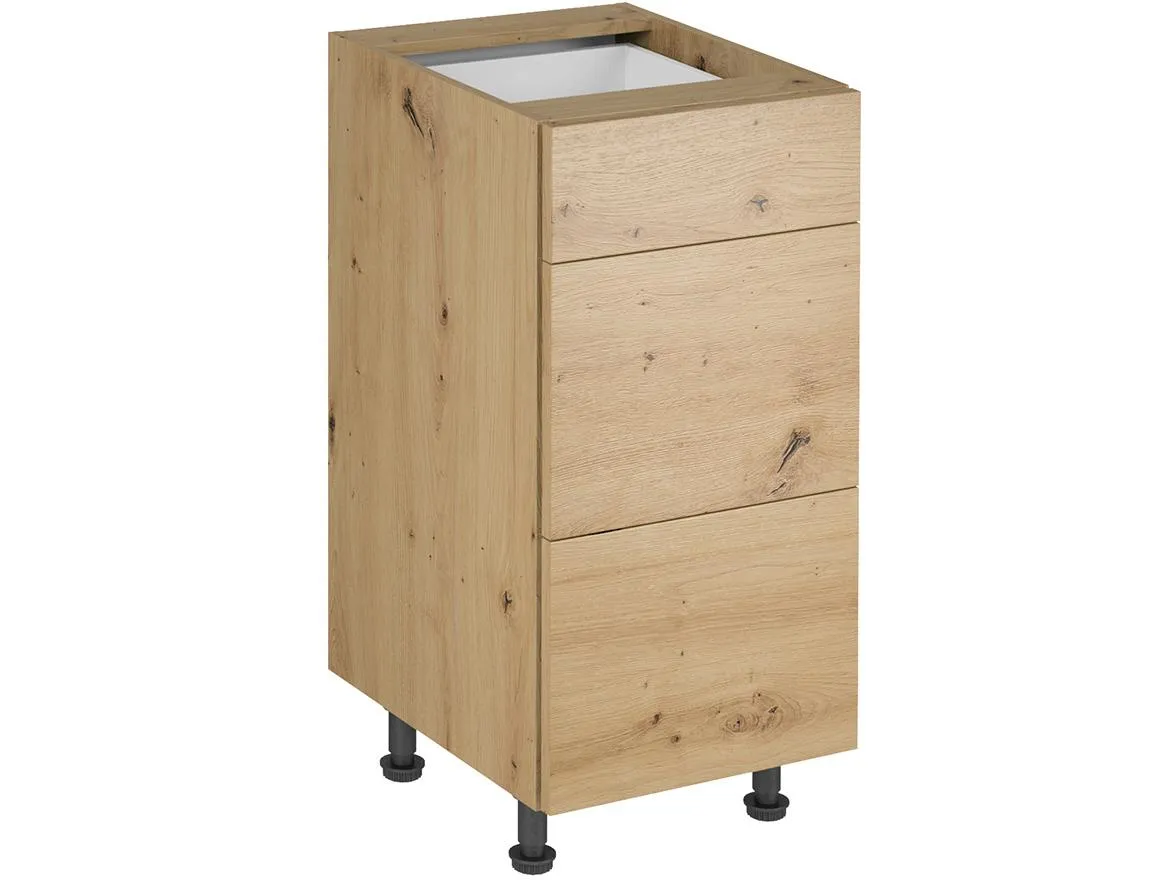 Langen d40s3 kuhinjski element 3 fioke 40x47x82 cm natur (artisan hrast)