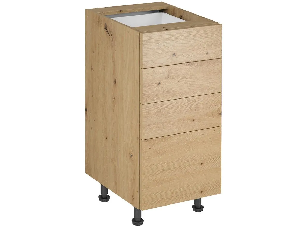 Langen d40s4 kuhinjski element 4 fioke 40x47x82 cm natur (artisan hrast)