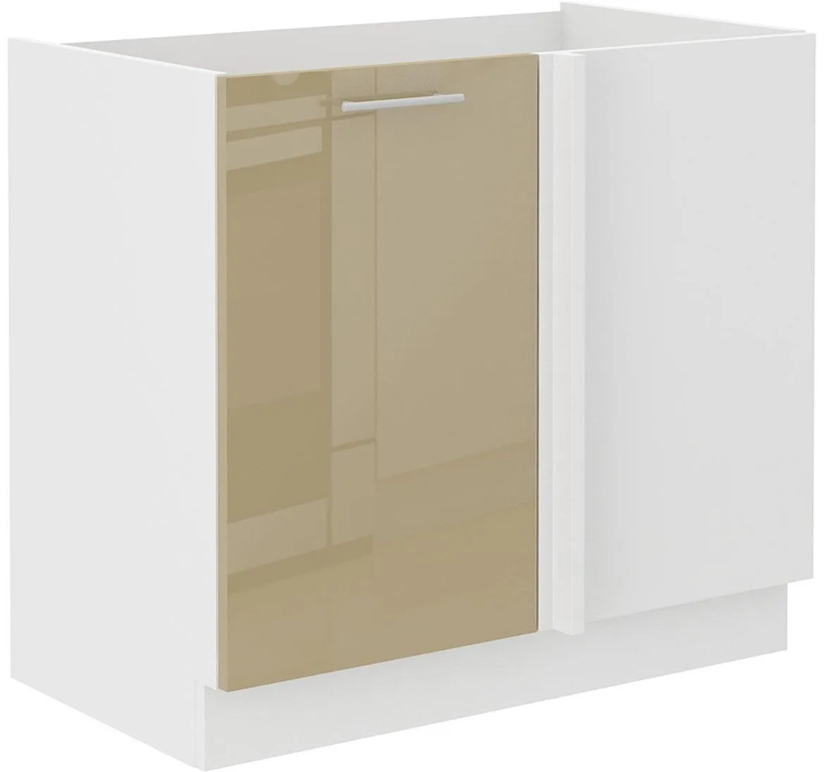 Lara 105 Nd 1f Bb ugaoni kuhinjski element 1 vrata 90x52x82 cm beli/cappuccino sjaj
