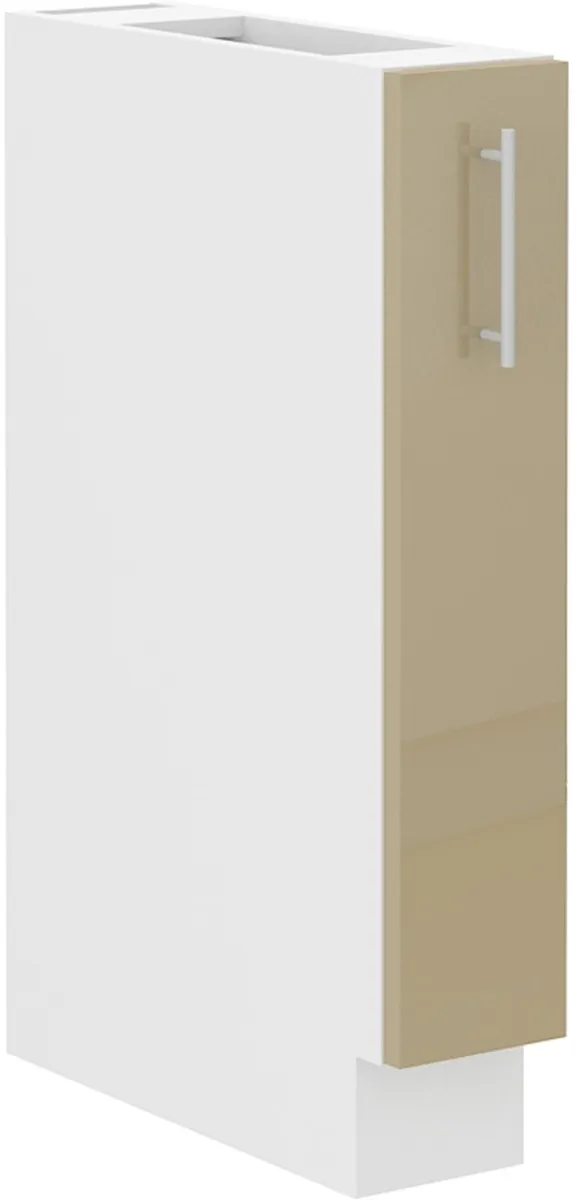 Lara 15D cargo bb kuhinjski element 1 fioka 15x50x82 cm bela/cappuccino