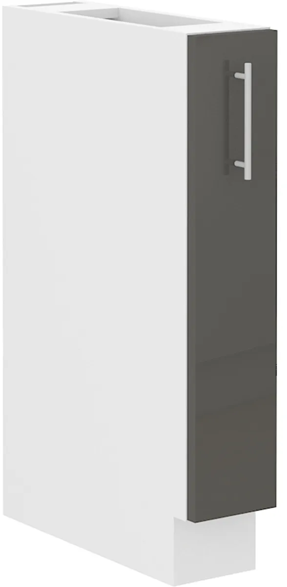 Lara 15D cargo bb kuhinjski element 1 fioka 15x50x82 cm belo/siva