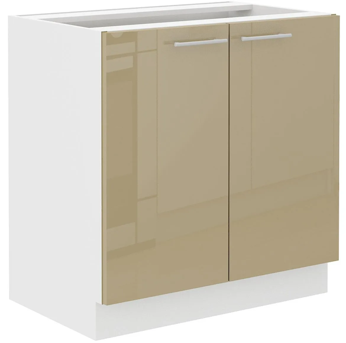 Lara 2f Bb kuhinjski element 2 vrata 80x52x82 cm beli/cappuccino sjaj