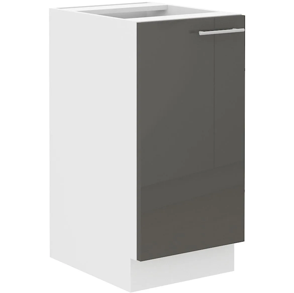 Lara 40d 1f Bb kuhinjski element 1 vrata 40x52x82 cm beli/sivi sjaj