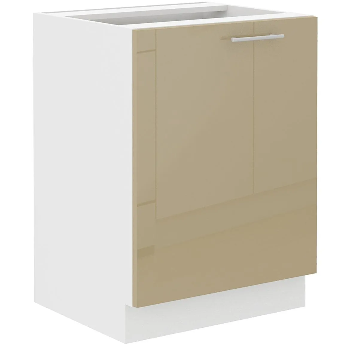 Lara 60d 1f Bb kuhinjski element 1 vrata 60x52x82 cm beli/cappuccino sjaj