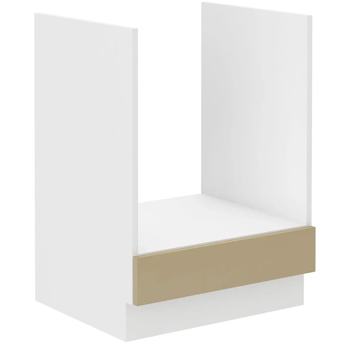 Lara 60d Bb kuhinjski element 60x52x82 cm beli/cappuccino sjaj