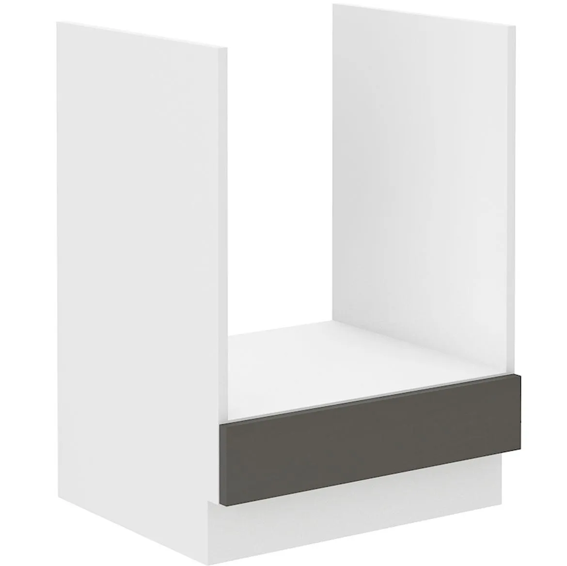 Lara 60d Bb kuhinjski element 60x52x82 cm beli/sivi sjaj