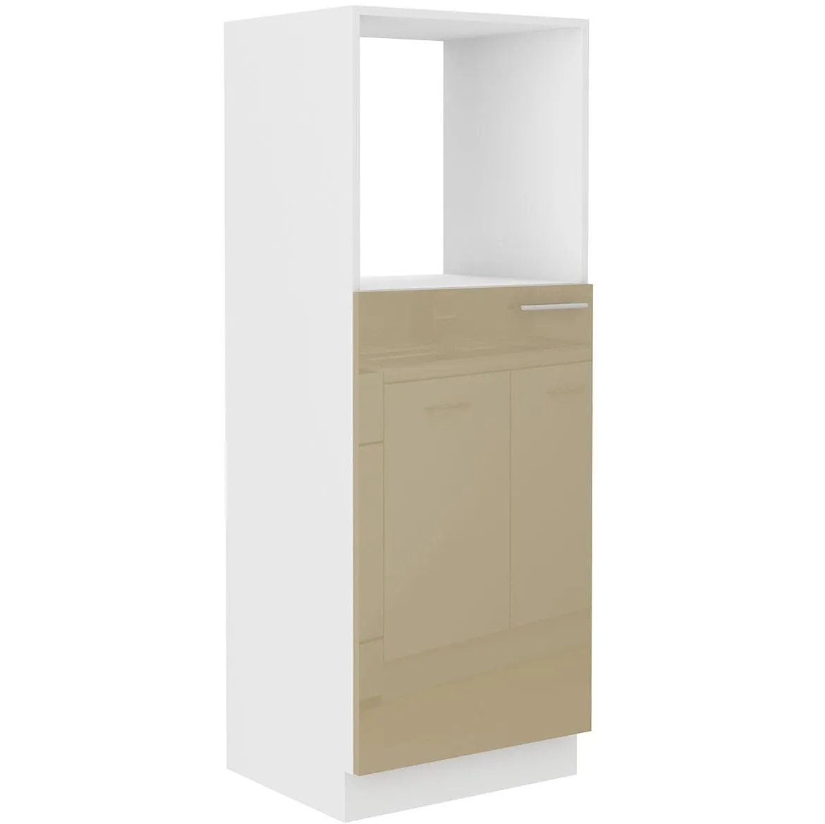 Lara 60dkpl-162 1f Bb kuhinjski element 1 vrata 60x57x161,5 cm beli/cappuccino sjaj