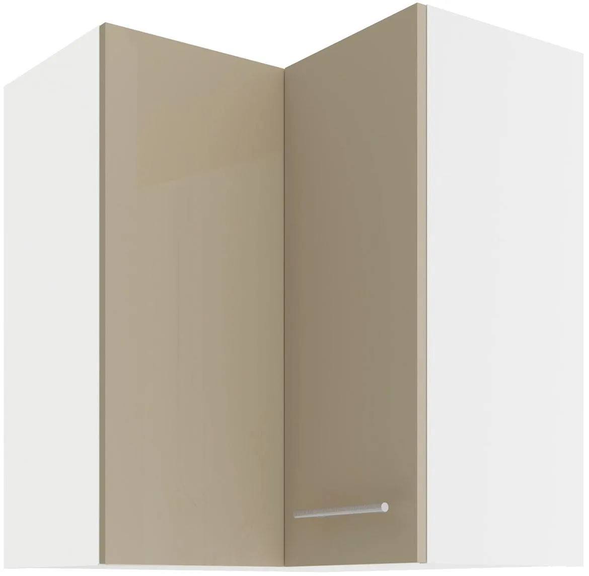 Lara 60x60gn-72 2f (90°) ugaoni el.2vr.60x60x72 belo-cappuccino