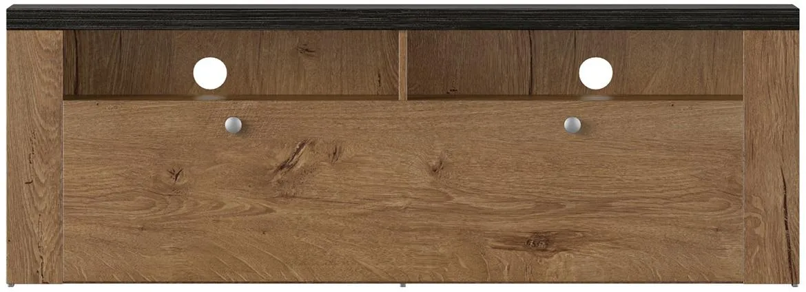 Larona 41 TV komoda 2vrata 140x37x49 lefkas tamni natur