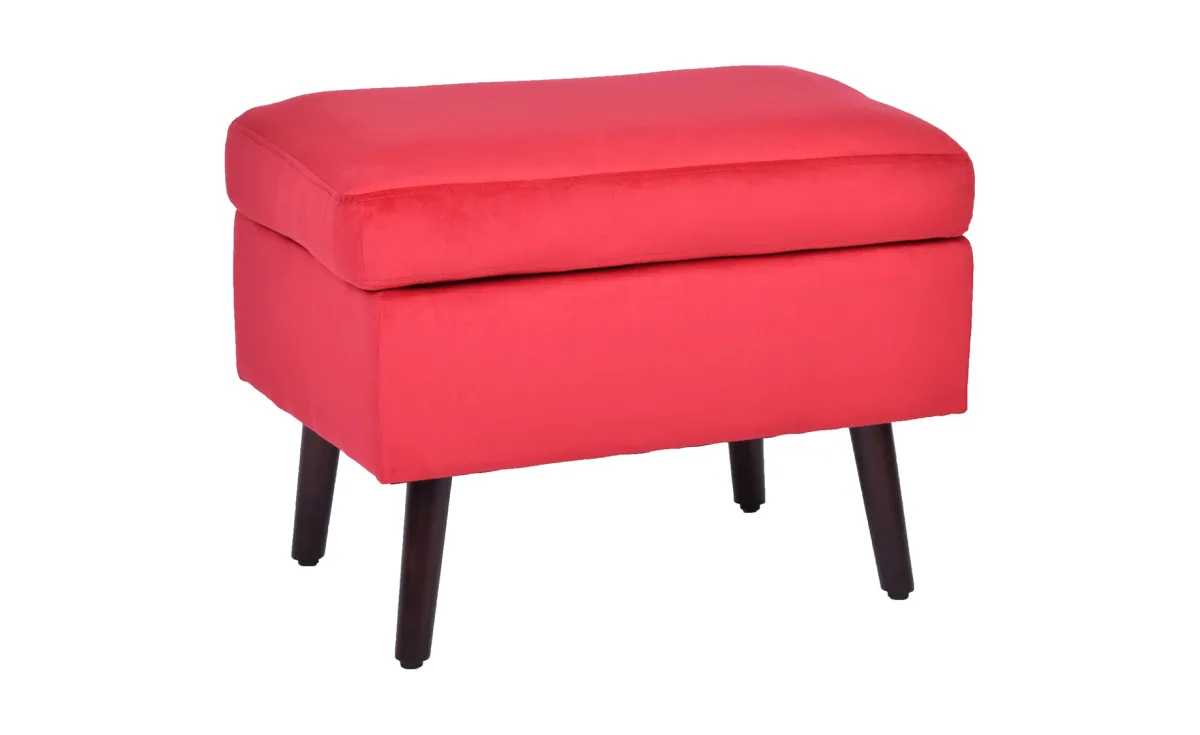 Lavine tabure crveni 51x37x42cm