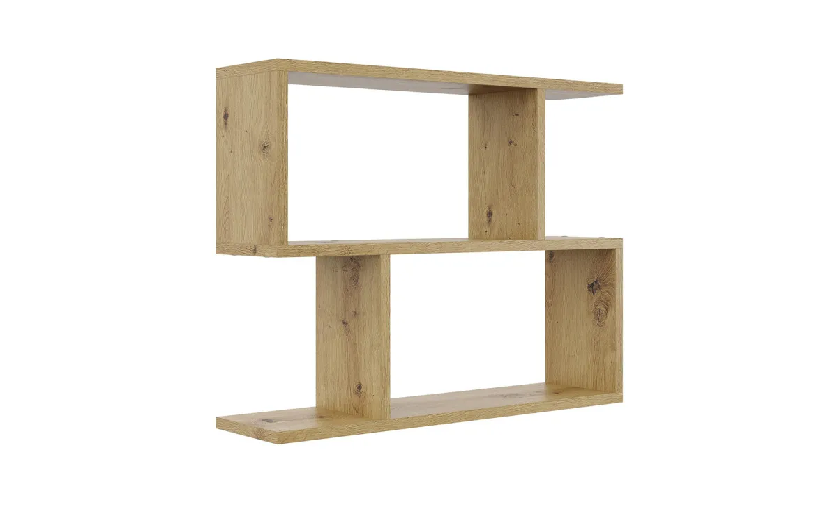 Lea zidna polica 70x18x55 cm artisan hrast