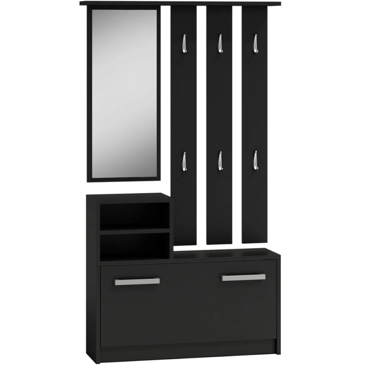 Leon predsoblje 85x24x180 crno