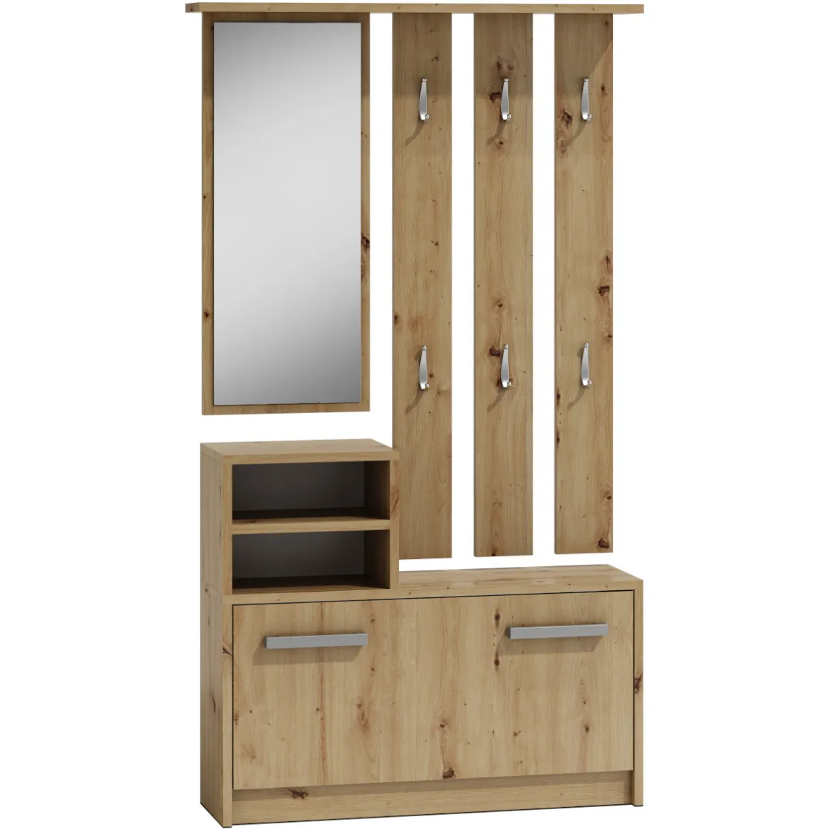 Leon predsoblje 85x24x180 hrast