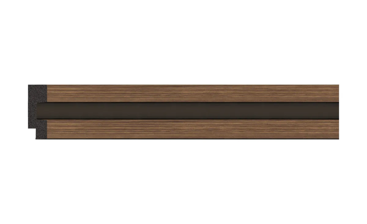 Leva završna letvica basic s line mocha 1,2x3,5x265cm
