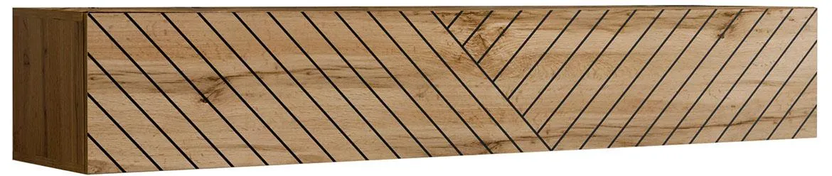 Line tv komoda 180x40x30 cm hrast wotan
