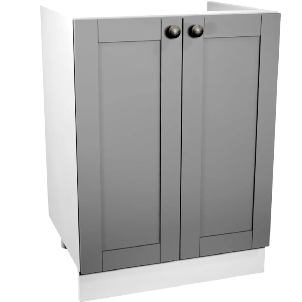 Linea D60Z kuhinjski element 2 vrata 60x45x82 cm siva/bela