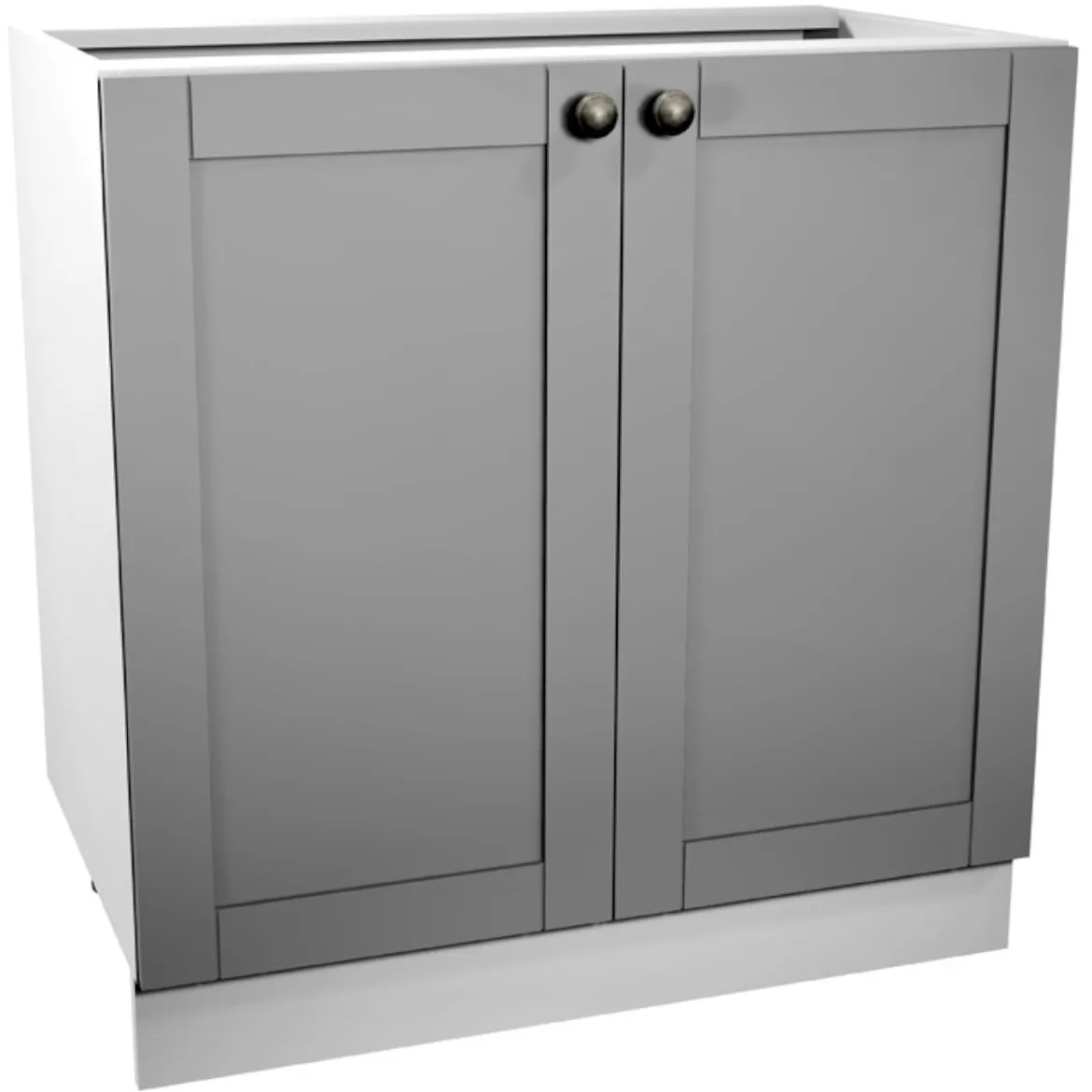 Linea D80 kuhinjski element 2 vrata 80x45x82 cm sivo/beli