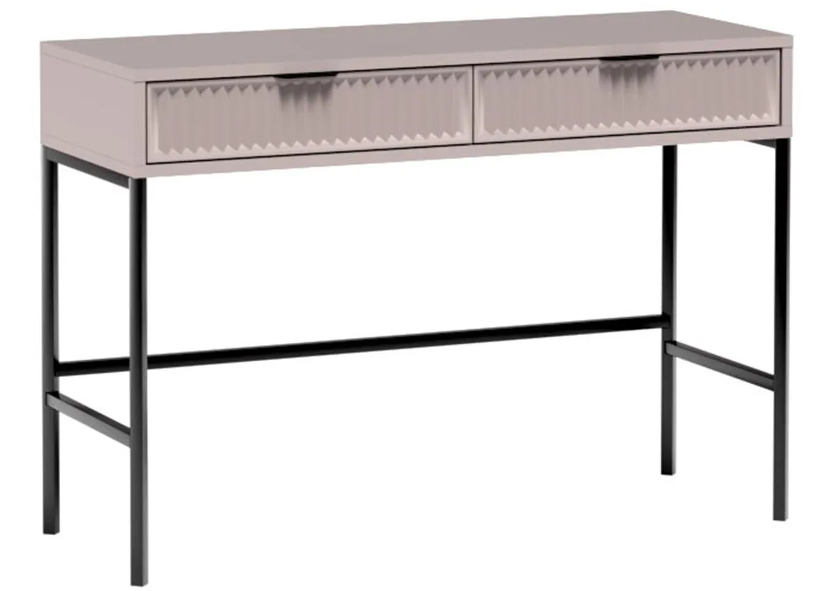 LinkaStyle LS9 konzola 2 fioke 110x40,6x78 cm bež