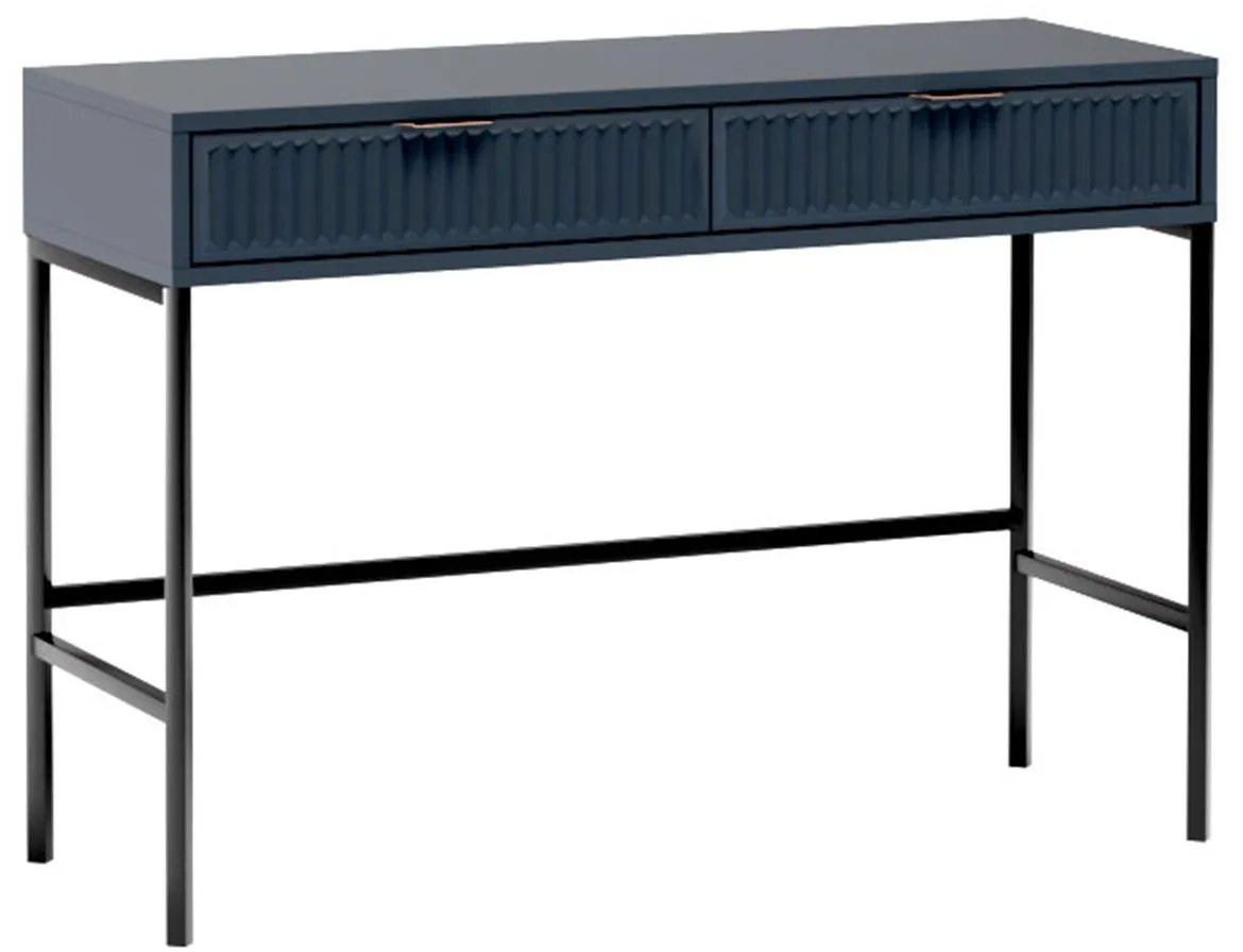 LinkaStyle LS9 konzola 2 fioke 110x40,6x78 cm plava