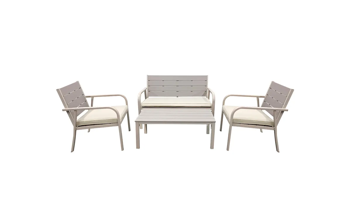 Lipari baštenski PVC set bež