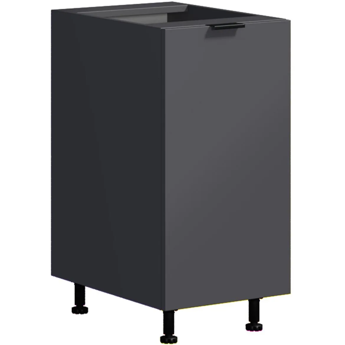 Loft II D40 kuhinjska baza 1vrata 40x54,5(60)x82 Grafit siva