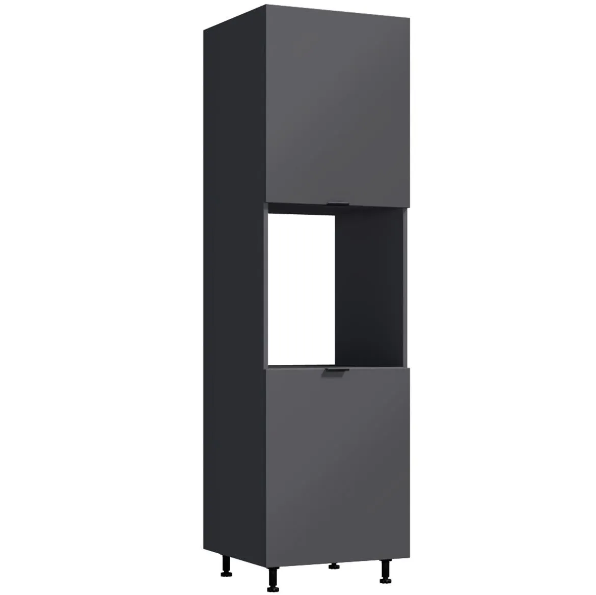 Loft II D60 KU kuhinjski ormar 2vrata 60x58x214 Grafit siva