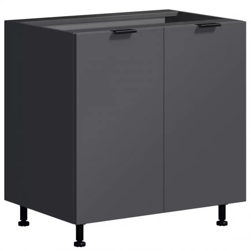 Loft II D80 kuhinjska baza 2vrata 80x54,5(60)x82 Grafit siva