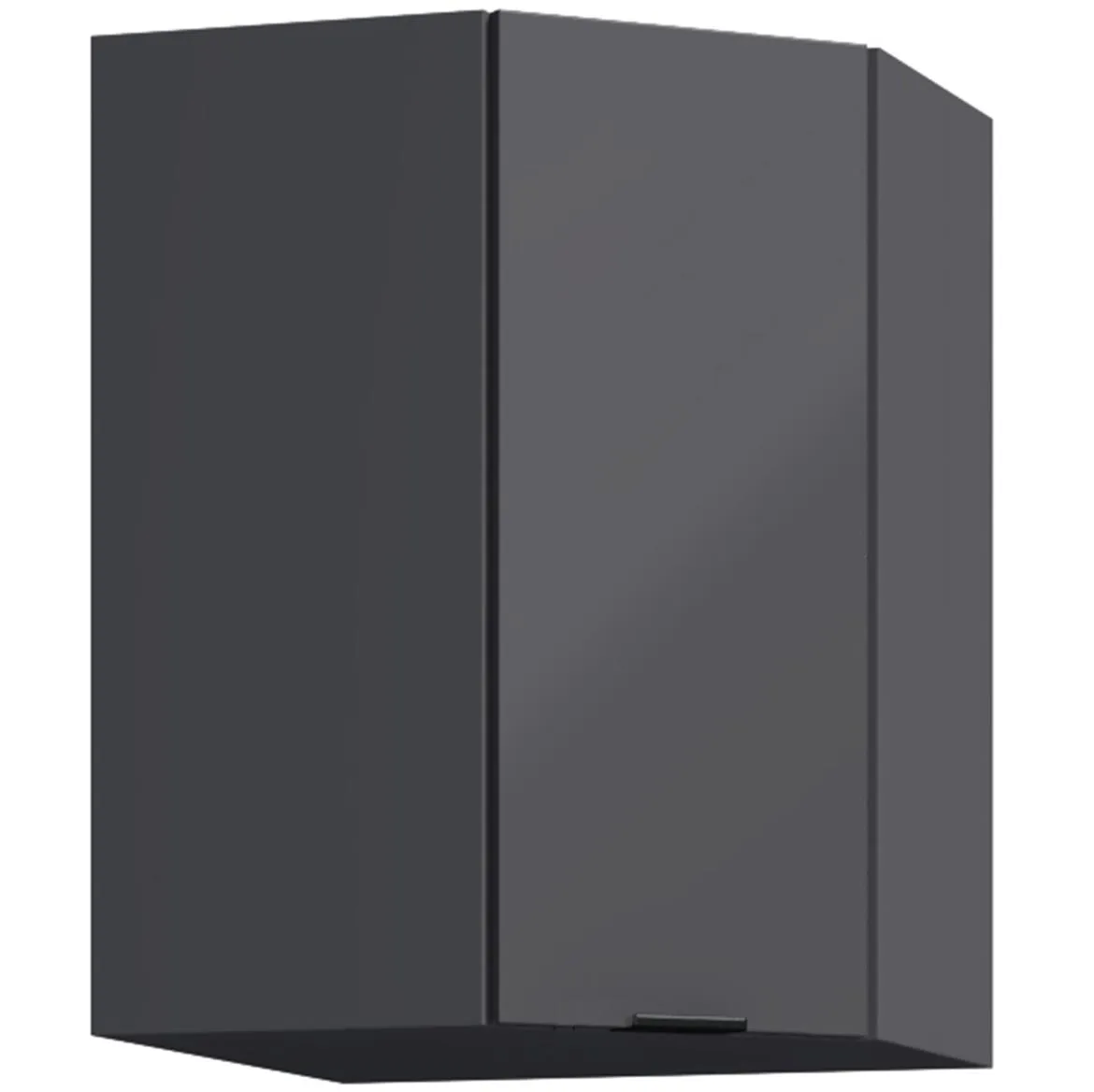 Loft II GR ugaoni viseci element 1vrata 52,5x52,5x72 Grafit siva