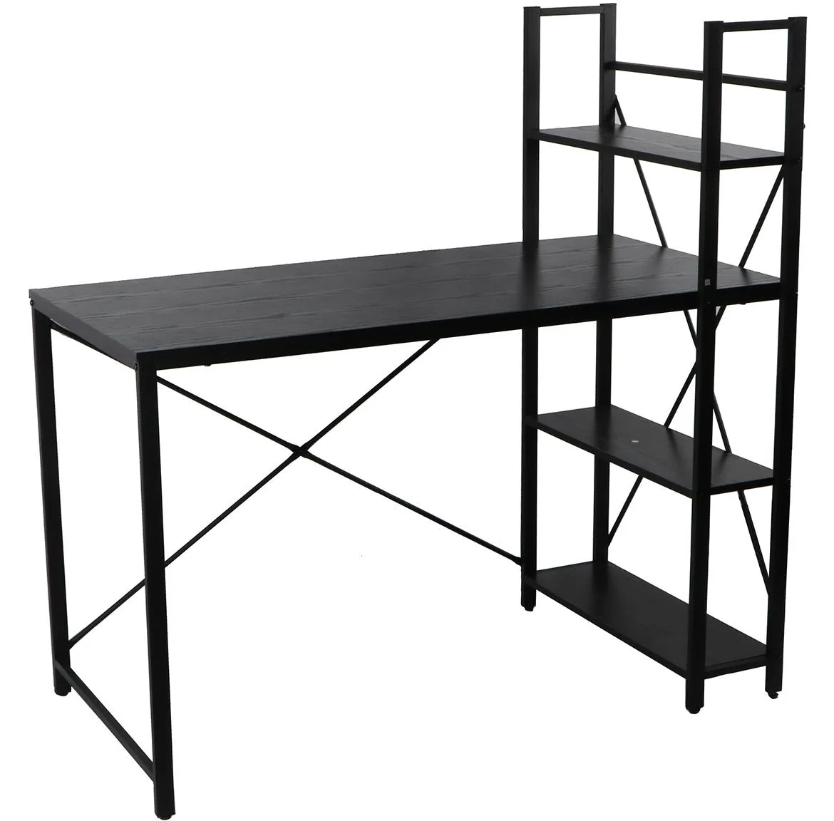 Loft radni sto  8637 H 120x60x120 crni
