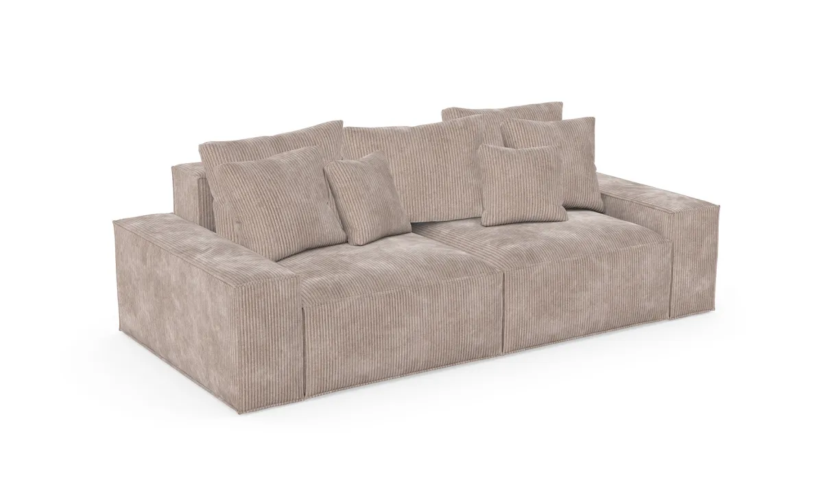 Loft trosed 242x121x87 cm svetlo braon