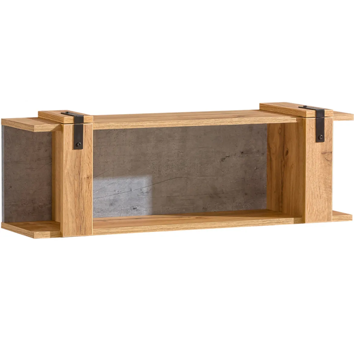 Lofter zidna polica 100x23,6x29,6 hrast /beton