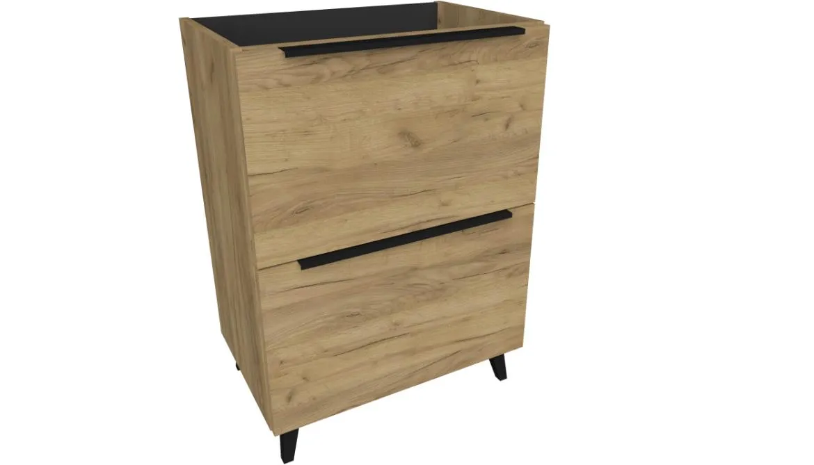 Lorus 60 baza za umivaonik 59,6x39,4x83 natur hrast
