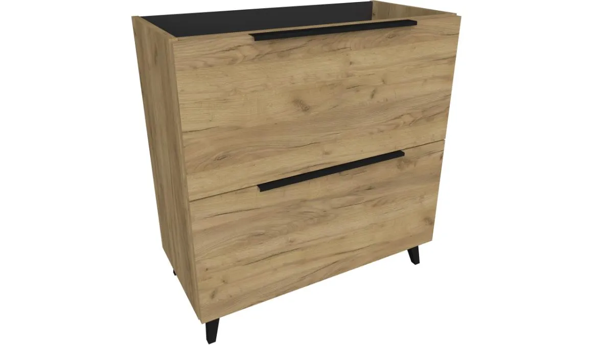 Lorus 80 baza za umivaonik 79,6x39,4x83 natur hrast