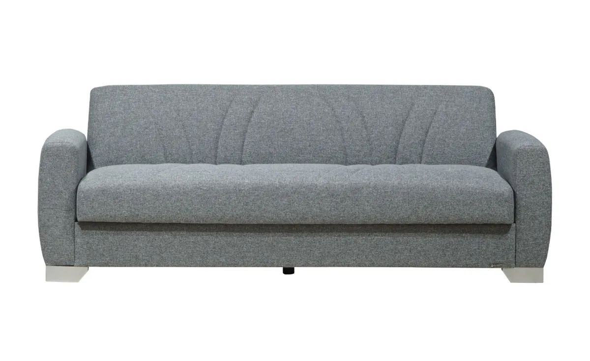 Lowa trosed sa ležajem i prostorom za odlaganje sivi 223x92x86cm