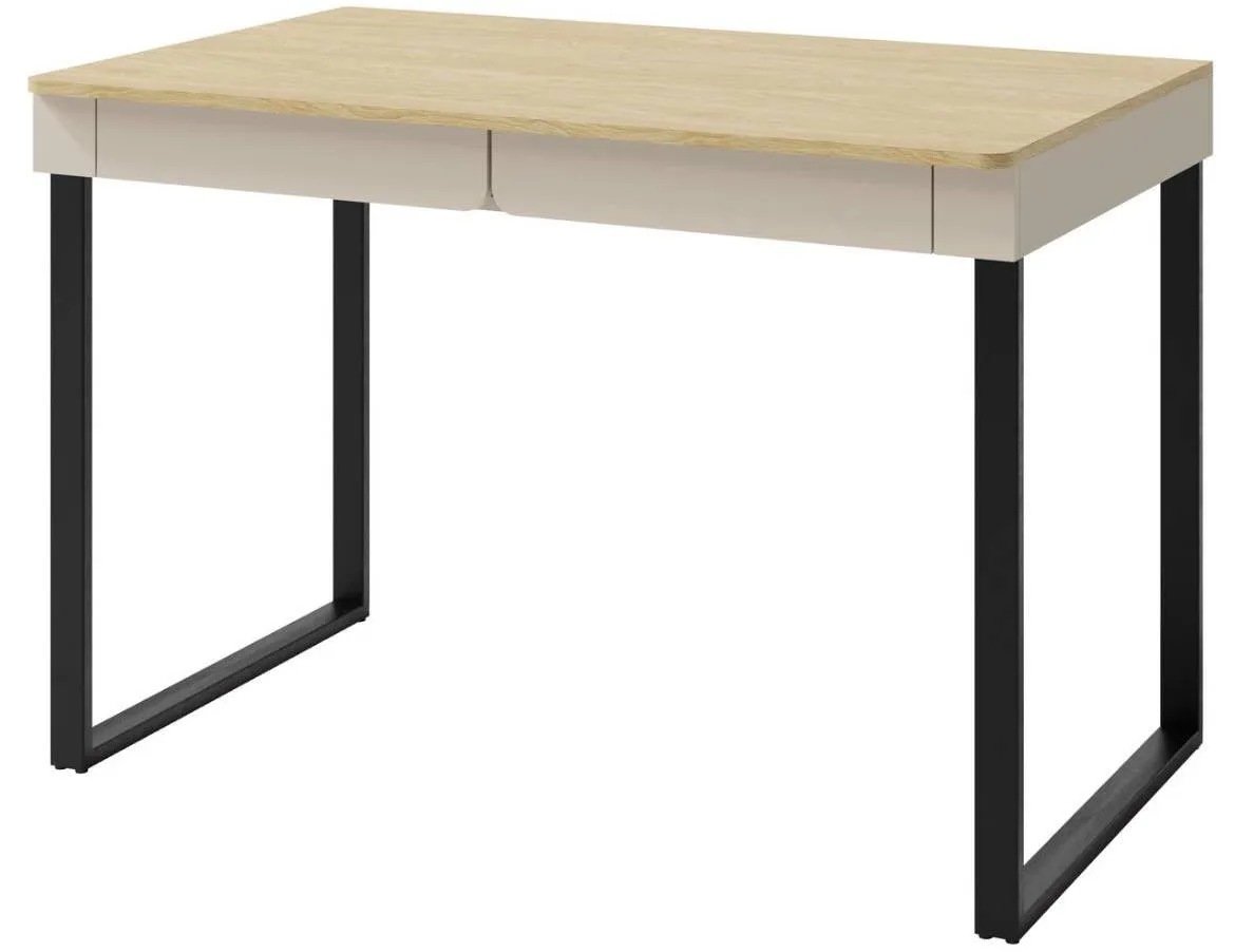 Luca LC11 radni sto 125x63x74,5 cm bež/hrast