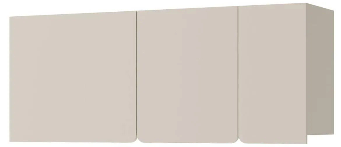 LUCA LC12 3D viseci ormaric 3 vrata 120x25x37 cm bež