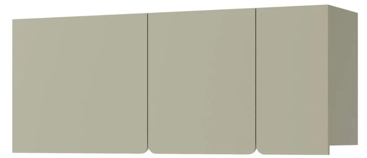 LUCA LC12 3D viseci ormaric 3 vrata 120x25x37 cm eukaliptus