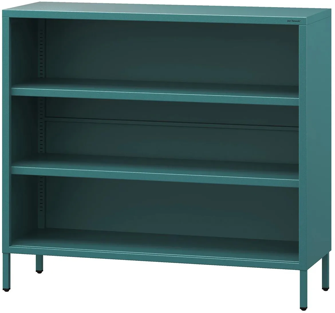 Luca niska metalna polica zelena 100x35x90
