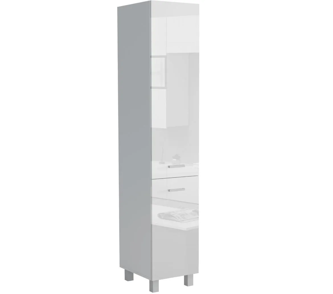 Luc?an 60DK 2F 2100 LUKS kuhinjski element 60x56x210 cm beli