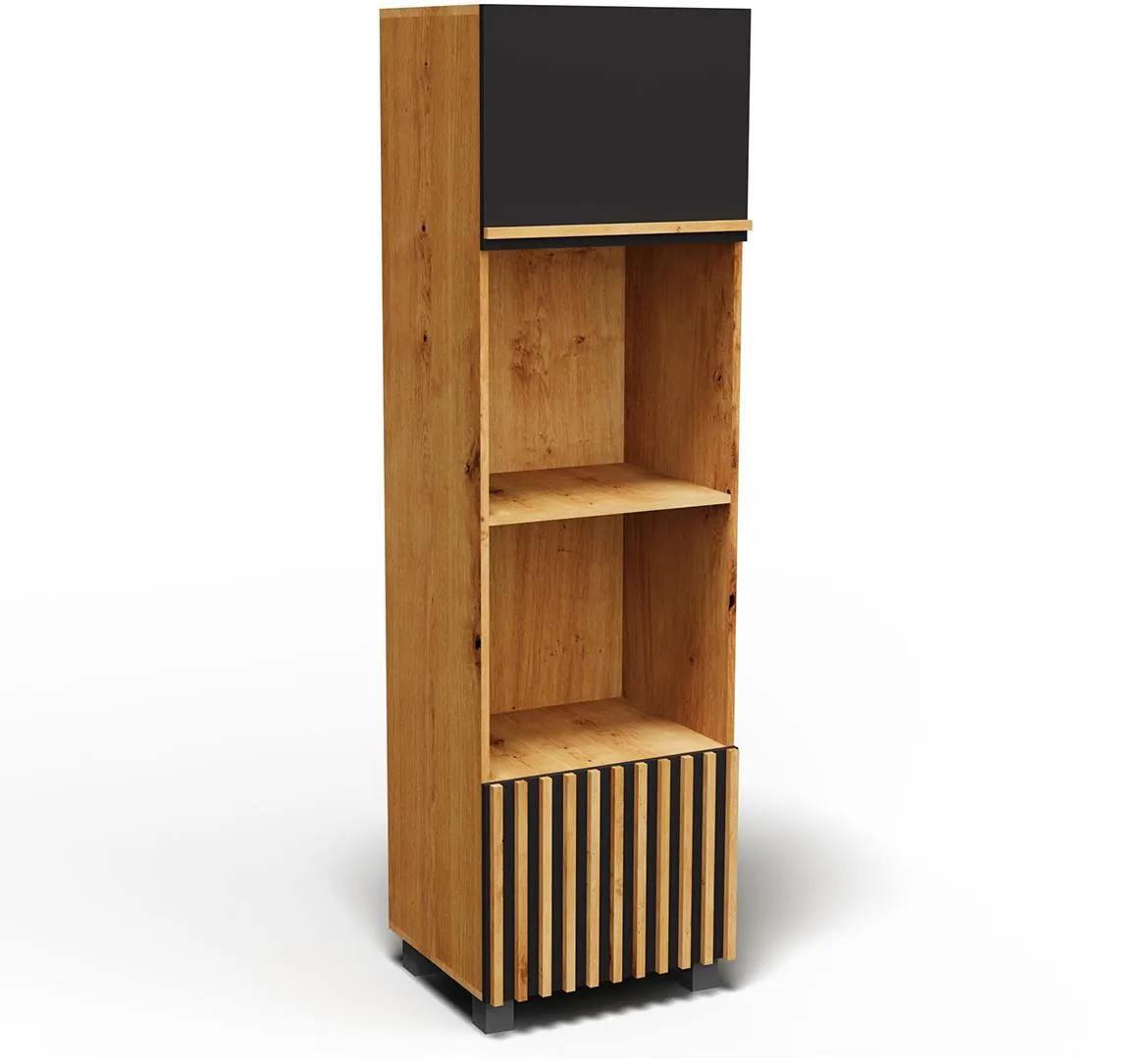 Luc?an 60kpm2f2100  kuhinjski element 60x56x210 cm  artisan/crni
