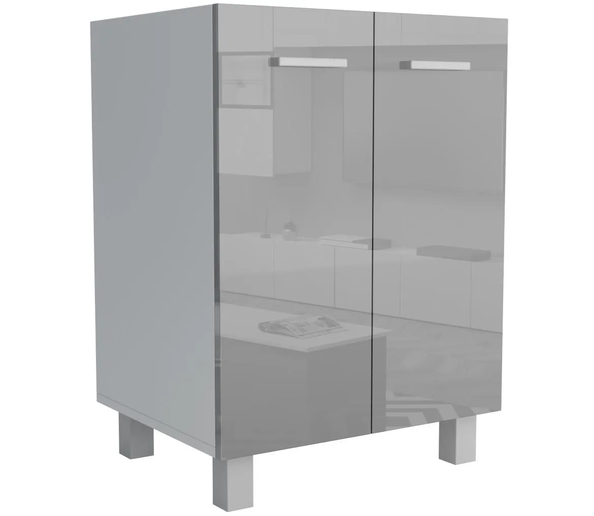 Luc?an 80ZL LUKS kuhinjski element  80x48x82 cm sivi