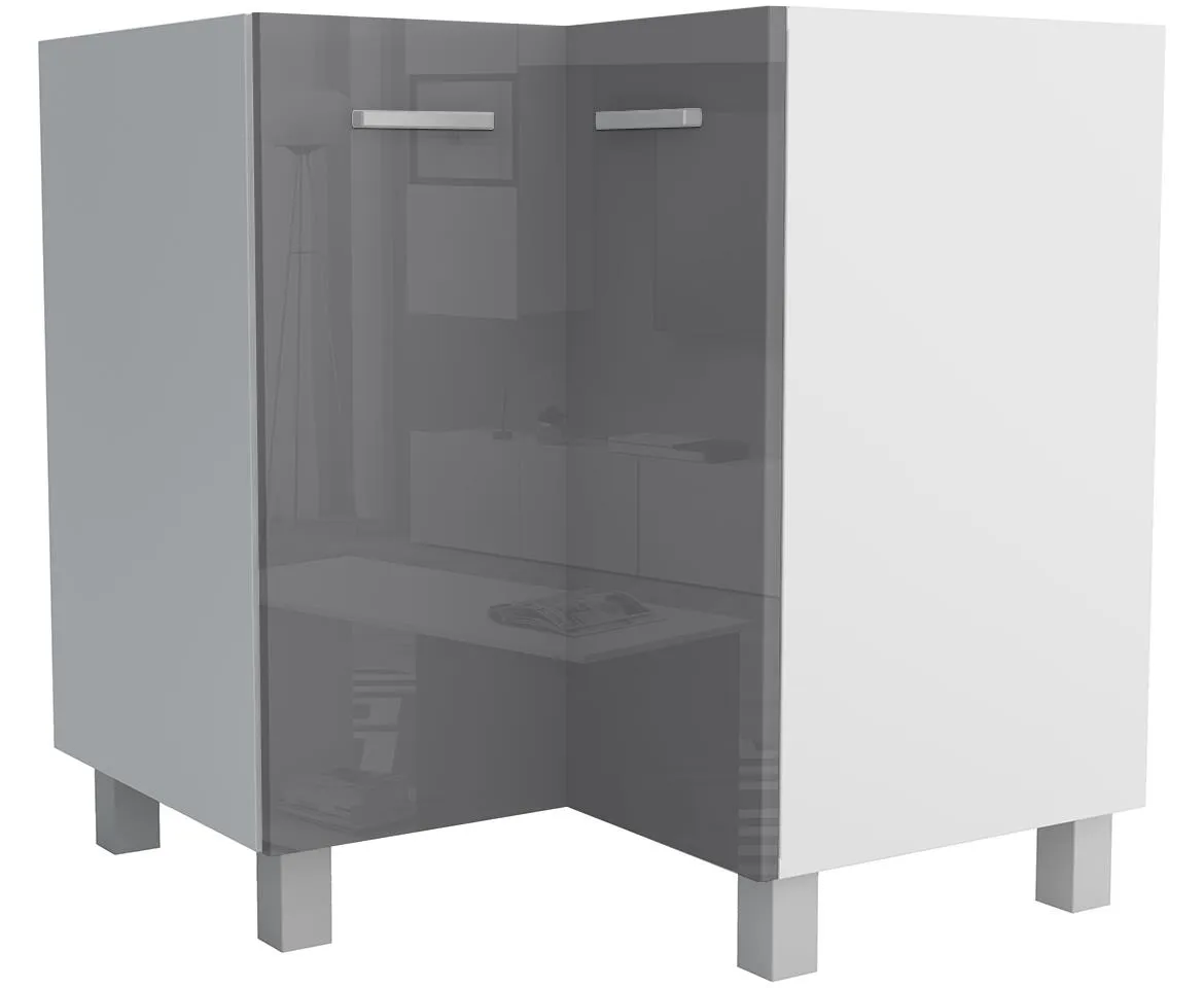 Luc?an 90/90 DN LUKS kuhinjski element 90x78,4x82 cm crni