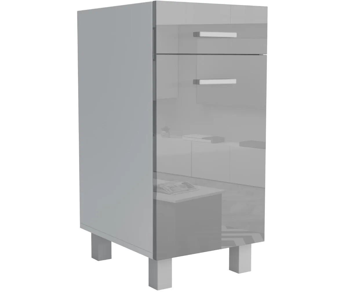 Luc?an D1F1S 40 LUKS  kuhinjski element 40x48x82 cm sivi