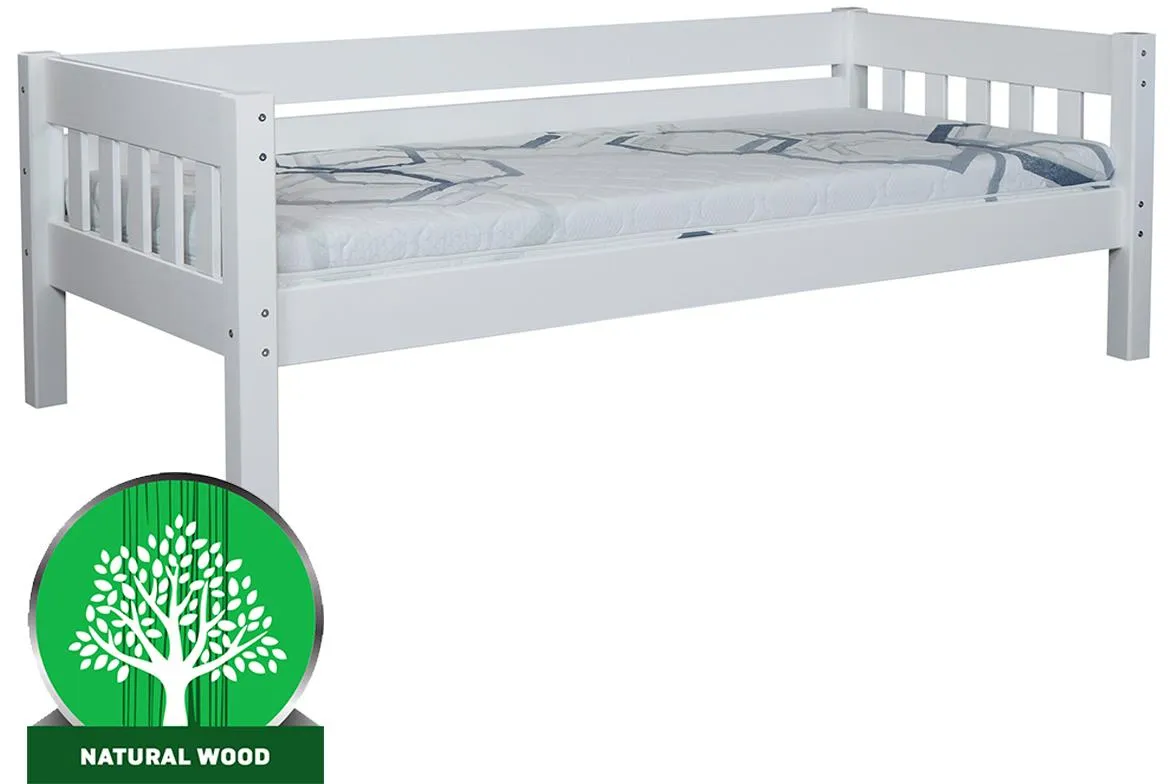 Lucas krevet bez podnice 99x214x70 cm beli